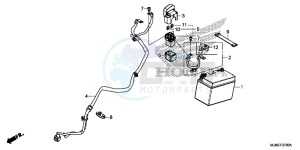 VFR800XF CrossRunner 2ED drawing BATTERY