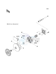 MULE_600 KAF400BEF EU drawing Optional Parts(Engine)