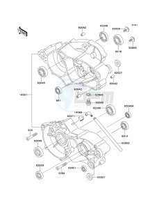 KX 60 B [X60] (B6-B9) drawing CRANKCASE