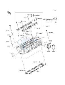 ZR 750 L [Z750 EU] (L7F-L8F) L7F drawing CYLINDER HEAD