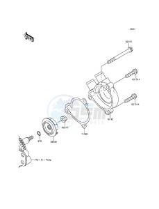 KLX250 KLX250SFF XX (EU ME A(FRICA) drawing Water Pump