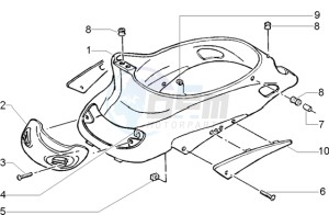 Liberty 125 la poste drawing Central Protection