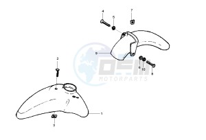 SKIPPER 4T 125-150 drawing Mudguard