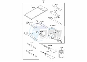 ZRX S 1200 (EU) drawing OWNER TOOLS