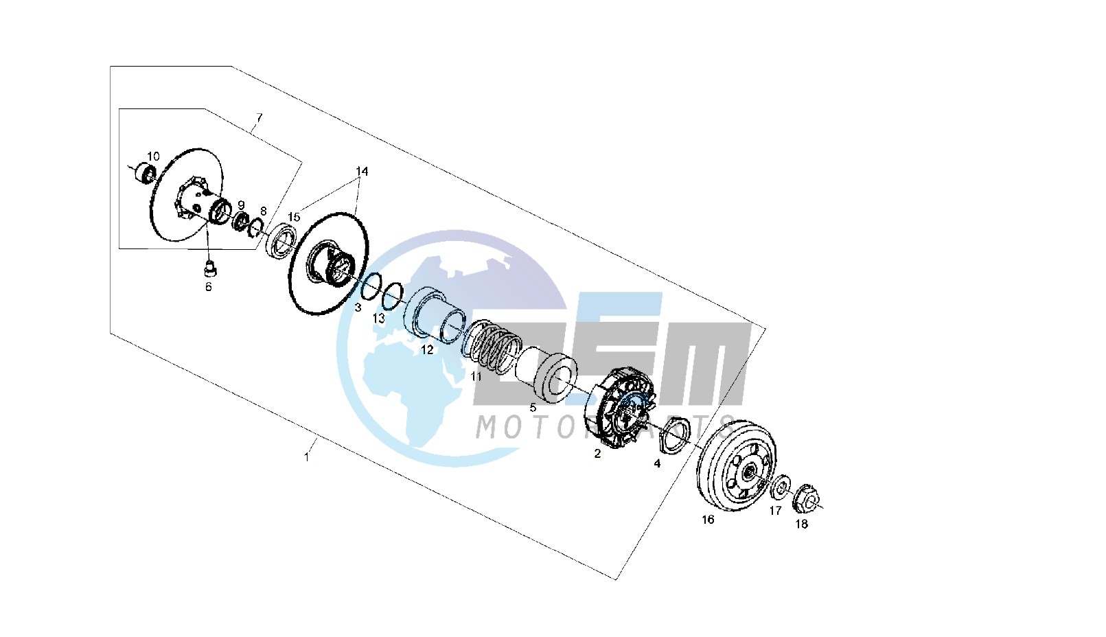 DRIVEN PULLEY