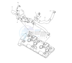 FZ8-N 800 drawing SECONDARY AIR SYSTEM