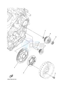 MT07A MT-07 ABS 700 (1XBE) drawing STARTER