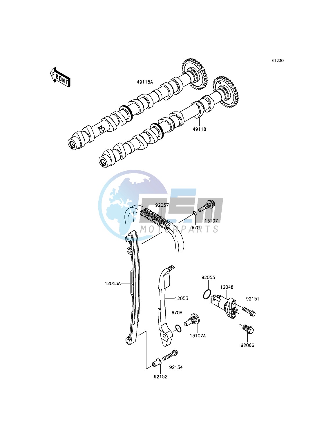 Camshaft(s)/Tensioner