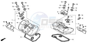 VT750C drawing CYLINDER HEAD COVER