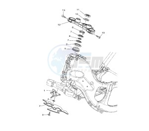 XP T-MAX ABS 500 drawing STEERING