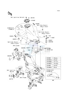 ER 650 A [ER-6N (AUSTRALIAN] (A6F-A8F) A6F drawing FUEL TANK