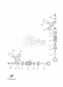 YB125 (2CSD) drawing VALVE