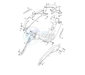 YP R X-MAX 250 drawing REAR BODY