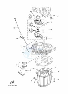 FL250DETX drawing VENTILATEUR-DHUILE