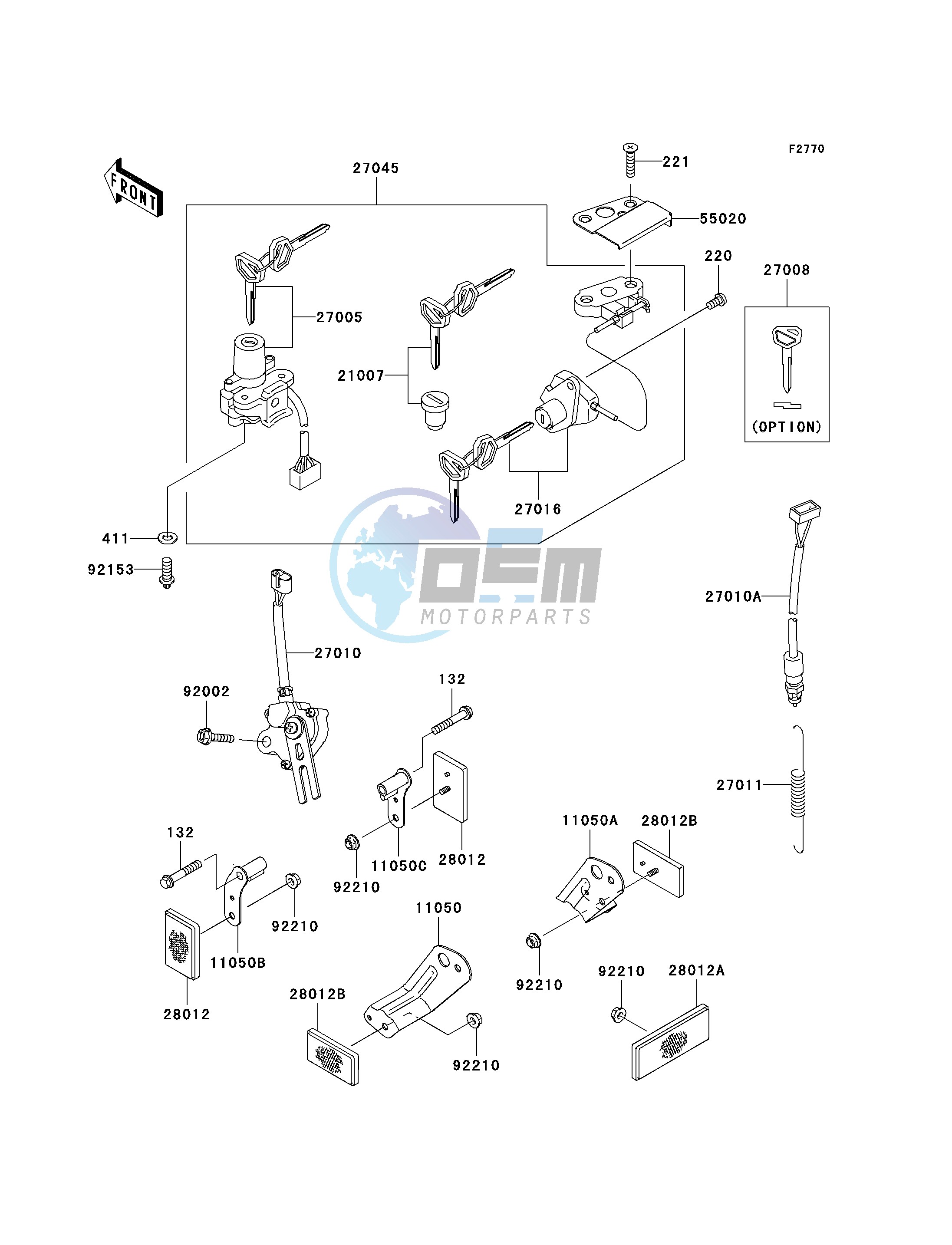 IGNITION SWITCH_LOCKS_REFLECTORS