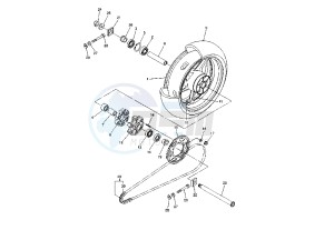 FZ1 1000 drawing REAR WHEEL