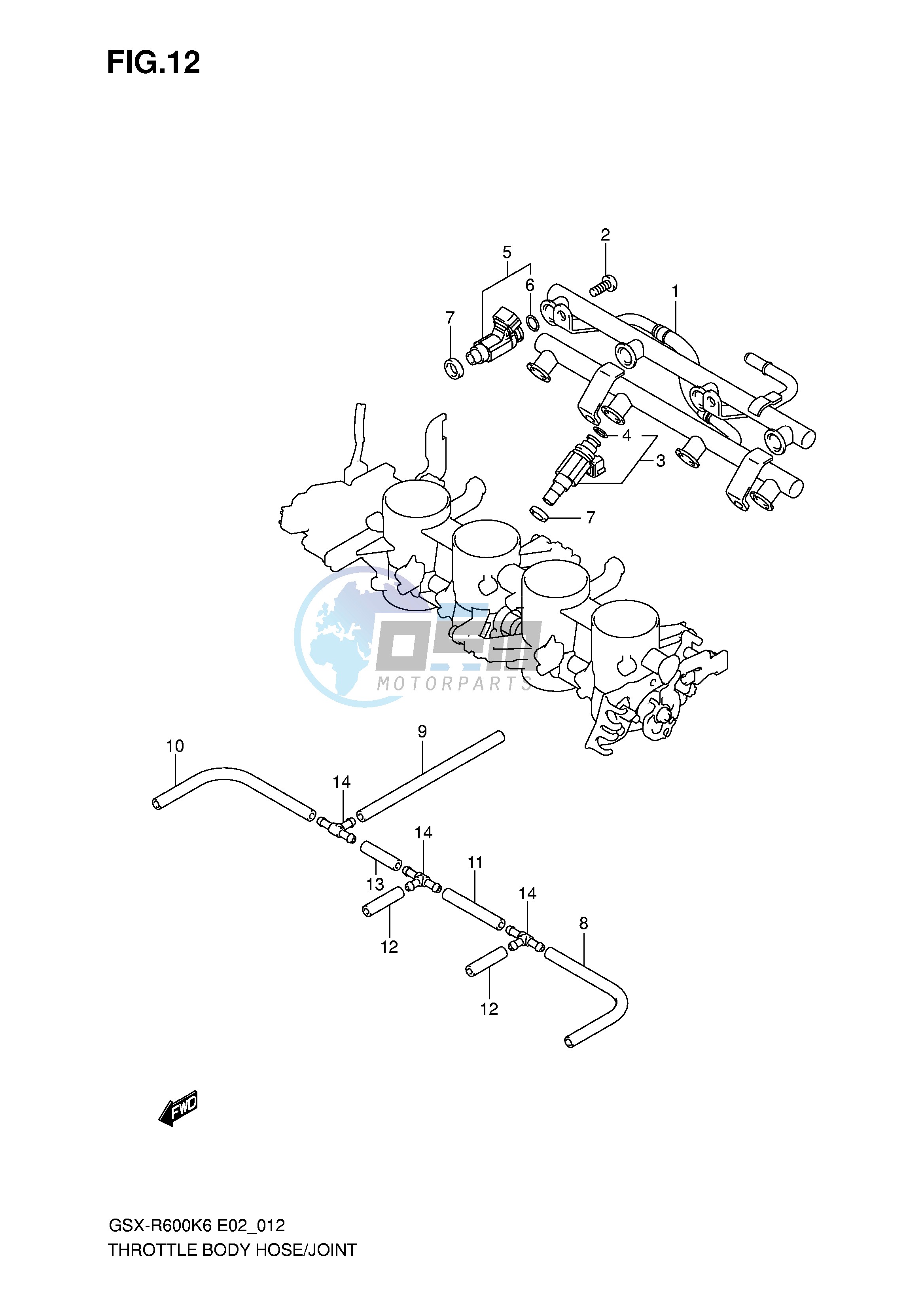 THROTTLE BODY HOSE JOINT