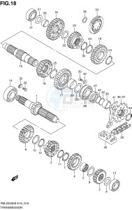 RM-Z450 (E19) drawing TRANSMISSION (RM-Z450K8 K9 L0)