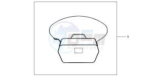 NC700XDC drawing INNERBAG TOPBOX