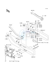 VN 900 D[VULCAN 900 CLASSIC LT] (6F-9F) D9F drawing MUFFLER-- S- -