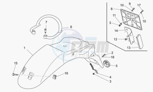 Nevada Classic 750 IE IE drawing Rear body - rear handle