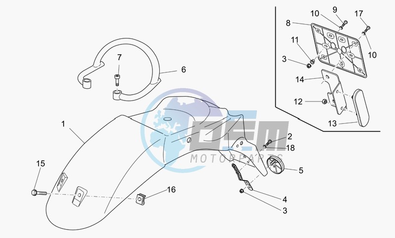 Rear body - rear handle