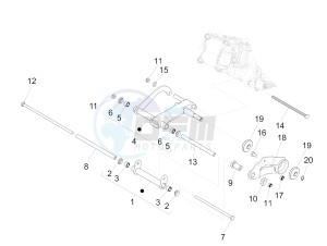 MP3 300 LT BUSINESS - SPORT ABS - ENJOY (EMEA) drawing Swinging arm