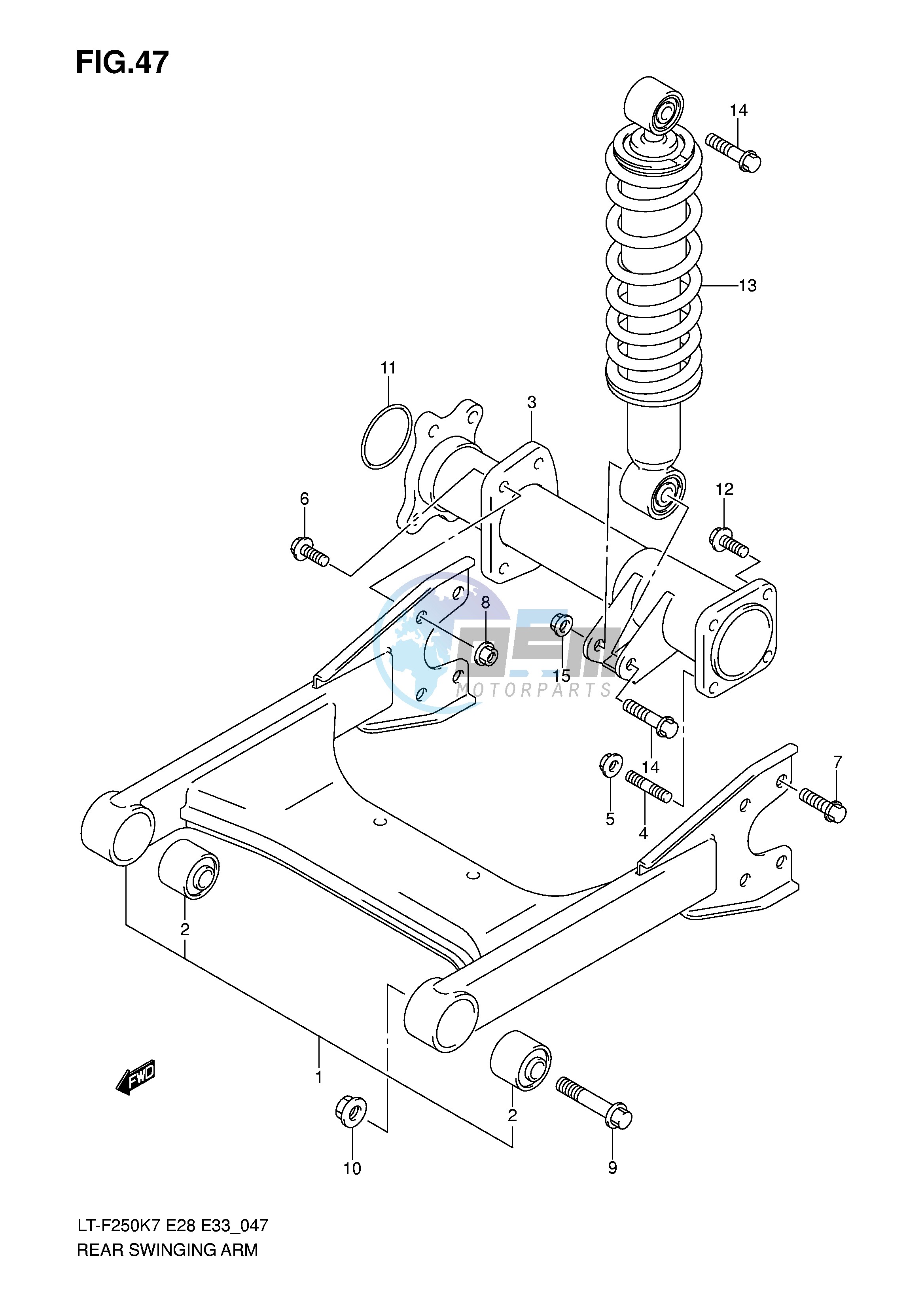 REAR SWINGINGARM