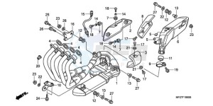 CB600F39 Europe Direct - (ED / ST 25K) drawing EXHAUST MUFFLER