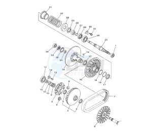 XP T-MAX ABS SV 500 drawing CLUTCH 2