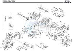 PANTHER-BLUE 50 drawing ENGINE