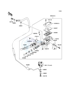 VN1700_CLASSIC_ABS VN1700FBF GB XX (EU ME A(FRICA) drawing Clutch Master Cylinder