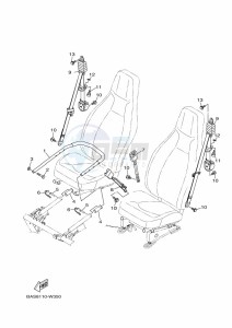 YXZ1000ET YXZ1000R SS (BASU) drawing SEAT 2