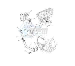 XT Z TENERE 660 drawing SECONDARY AIR SYSTEM