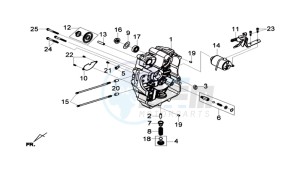 MAXSYM 600I ABS drawing CRANKCASERIGHT