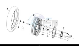 JOYMAX Z 300I ABS (LW30W1-EU) (L9) drawing FR. WHEEL