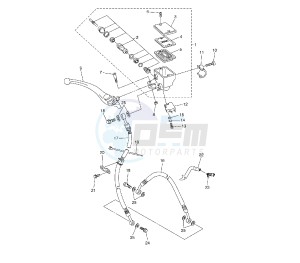 FZ6 S2 600 drawing FRONT MASTER CYLINDER