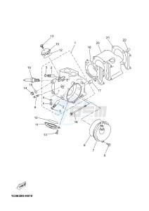 YPR250RA XMAX 250 ABS EVOLIS 250 ABS (2DLA 2DLA) drawing CYLINDER