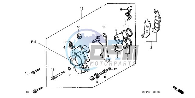 FRONT BRAKE CALIPER