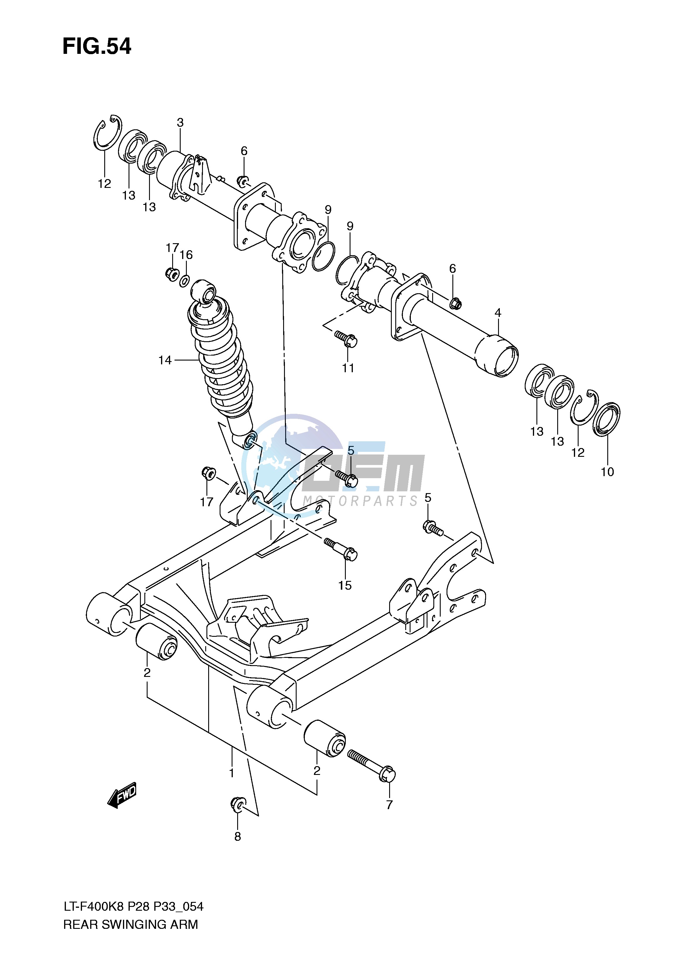 REAR SWINGINGARM