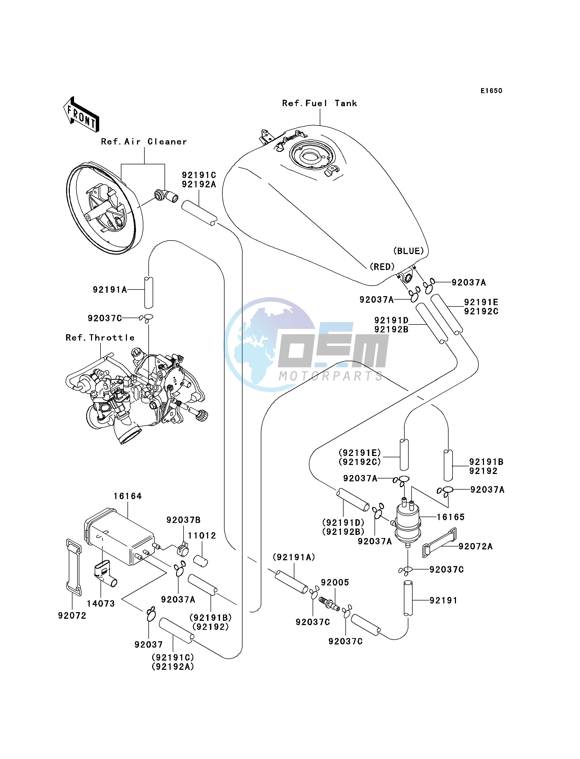 FUEL EVAPORATIVE SYSTEM-- CA- -