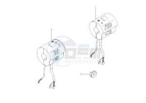 BEVERLY 125-200 drawing Handlebar Switch