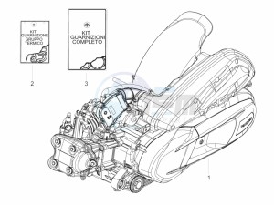 MP3 350 MAXI SPORT E4 ABS (EMEA) drawing Engine, assembly