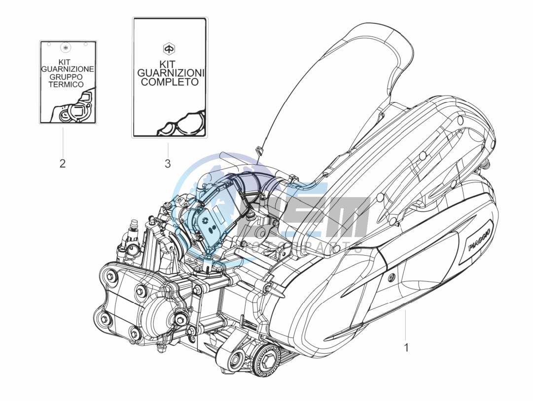 Engine, assembly