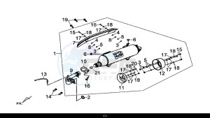 MAXSYM 600 I ABS EXECUTIVE (LX60A4-EU) (E4) (L7-M0) drawing EXH. MUFFLER