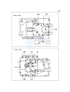 ER-5 ER500-C5P GB XX (EU ME A(FRICA) drawing Crankcase Bolt Pattern