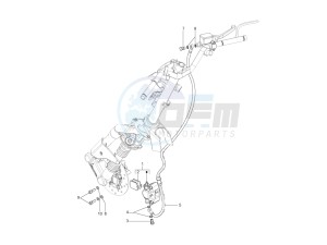 S 125 4T ie E3 Vietnam drawing Brakes pipes - Calipers