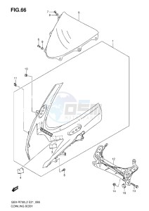 GSX-R750 drawing COWLING BODY L2