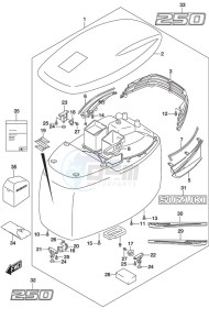 DF 250AP drawing Engine Cover