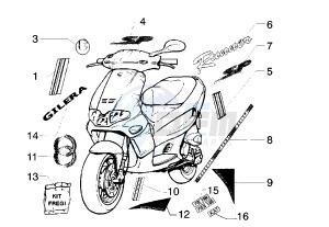 Runner VX-VXR 125-200 125 drawing Graphic Sport Production